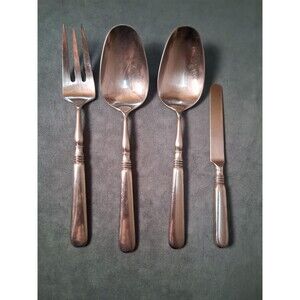 Yamazaki Old Denmark Serving Spoons Fork Butter (4)
